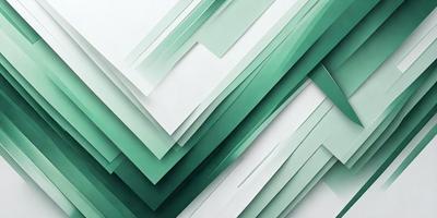 The primary subject of the image is a large stack of green and white paper. The setting is a white background, and the visual style is a digital art or illustration. The colors and mood of the image are predominantly green and white, creating a clean and organized appearance.
