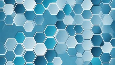 The primary subject of the image is a blue and white patterned surface, which appears to be a wall or a piece of artwork. The setting is a room with a blue and white color scheme. The visual style is a combination of digital art and illustration, creating a unique and eye-catching design. The dominant colors are blue and white, giving the image a calm and soothing atmosphere.