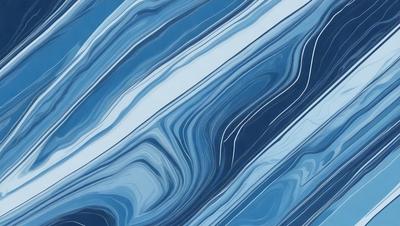 The primary subject of the image is a blue and white ocean wave. The setting is the ocean, with the wave being the main focus of the image. The visual style is a photo of the ocean wave, capturing the natural beauty of the scene. The dominant colors are blue and white, creating a serene and calming atmosphere.