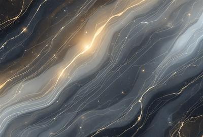 The primary subject of the image is a swirling pattern of yellow and blue lines, which create a visually striking and dynamic scene. The setting is a black background, which contrasts with the vibrant colors of the lines. The visual style of the image is a combination of digital art and illustration, as the lines are intricately drawn and the colors are rich and vivid. The overall atmosphere of the image is energetic and captivating, with the swirling lines evoking a sense of movement and dynam