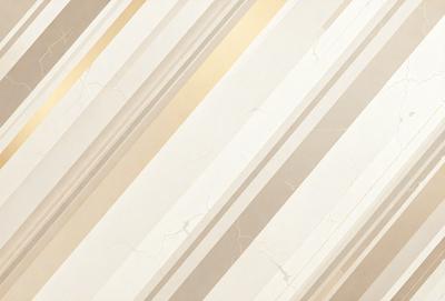The primary subject of the image is a white and gold wallpaper with a pattern of stripes. The setting is a room with a white and gold color scheme. The visual style is a patterned wallpaper, which gives the room a unique and elegant appearance. The colors and mood of the image are predominantly white and gold, creating a sense of sophistication and luxury.