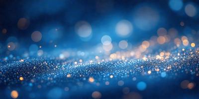 The primary subject of the image is a blue background with a pattern of bright, shining lights. The setting appears to be a dark, starry night, with the lights creating a mesmerizing effect. The visual style of the image is a combination of a photo and digital art, as it captures the beauty of the night sky with the bright lights. The colors and mood of the image are predominantly blue, with the bright lights adding a sense of warmth and energy to the scene.