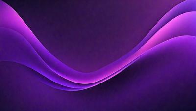 The primary subject of the image is a purple wave, which is the main object, scene, or focus of the image. The setting or background is a purple surface, and the visual style appears to be a digital art or illustration. The dominant colors and overall atmosphere of the image are purple and pink, creating a sense of calmness and tranquility.