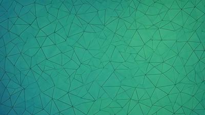 The primary subject of the image is a green background with a pattern of triangles. The setting appears to be a wall or a surface with a unique design. The visual style of the image is a combination of digital art and illustration, creating a visually appealing and intricate pattern. The dominant colors in the image are green and white, giving the scene a calm and soothing atmosphere.