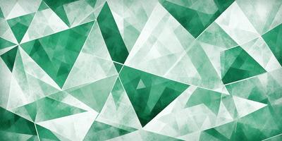 The primary subject of the image is a green and white geometric pattern. The setting is a green background, and the visual style appears to be a digital art or illustration. The dominant colors are green and white, creating a calm and soothing atmosphere.