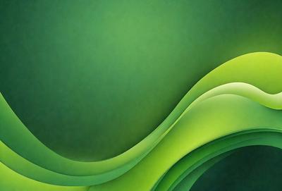 The primary subject of the image is a green, swirling, and flowing pattern. The setting is a dark background, which contrasts with the vibrant green color of the pattern. The visual style appears to be a digital art or illustration, as the pattern is intricate and detailed. The colors and mood of the image are predominantly green, creating a sense of calmness and tranquility.