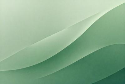 The primary subject of the image is a green, curved surface that resembles a wave or a mountain. The setting is a dark, possibly green, background that contrasts with the curved surface. The visual style appears to be a combination of digital art and illustration, creating a unique and artistic representation of the curved surface. The colors and mood of the image are predominantly green, giving it a calm and serene atmosphere.