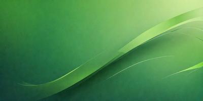The primary subject of the image is a green background with a white line. The setting is a computer screen, and the visual style is digital art. The colors and mood are predominantly green and calm, creating a soothing atmosphere.