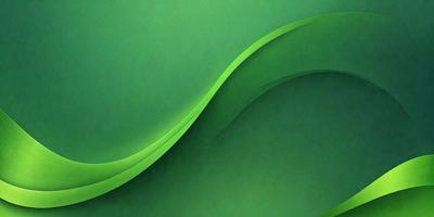 The primary subject of the image is a green, curved, and swirling design. The setting is a green background, which complements the design. The visual style is a digital art or illustration, as the design appears to be a pattern or texture. The colors and mood are predominantly green, creating a calm and soothing atmosphere.