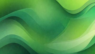 The primary subject of the image is a green, leafy plant. The setting is a green background, which creates a natural and vibrant atmosphere. The visual style is a digital art or illustration, as the plant appears to be a part of a larger, intricate design. The colors and mood are predominantly green, which is associated with growth, renewal, and harmony with nature.