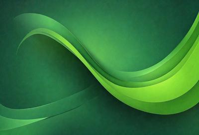 The primary subject of the image is a green and white swirl pattern. The setting is a green background, which creates a vibrant and lively atmosphere. The visual style is a combination of digital art and illustration, giving the image a unique and creative appearance. The dominant colors are green and white, which evoke a sense of freshness and energy.