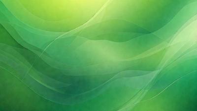 The primary subject of the image is a green background with a pattern of swirls and waves. The setting is a green environment, and the visual style appears to be a digital art or illustration. The dominant colors are green and blue, creating a calm and soothing atmosphere.