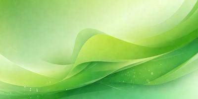 The primary subject of the image is a green, swirling, and flowing pattern. The setting is a green background, which adds to the overall atmosphere. The visual style is a combination of digital art and illustration, creating a unique and vibrant appearance. The colors and mood convey a sense of movement, energy, and freshness.
