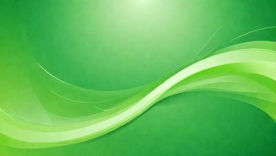The primary subject of the image is a green background with a wave-like pattern. The setting is a green wall, and the visual style is a digital art or illustration. The dominant colors are green and white, creating a calm and soothing atmosphere.