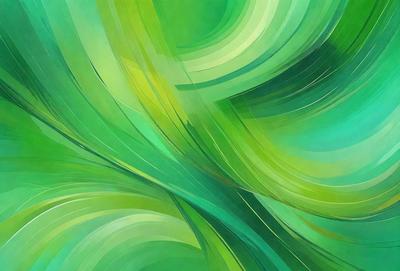 The primary subject of the image is a green leafy plant, which is the main focus of the image. The setting is a green background, which complements the vibrant green color of the plant. The visual style of the image is a painting, which adds a sense of artistic expression to the scene. The colors and mood of the image are predominantly green, creating a serene and natural atmosphere.