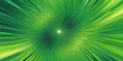 The primary subject of the image is a green spiral pattern, which appears to be a digital art or illustration. The setting is a green background, and the visual style is a combination of a photo and digital art. The colors and mood of the image are predominantly green, creating a calm and serene atmosphere.
