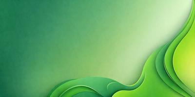 The primary subject of the image is a green wave or a green water-like pattern. The setting is a green background, which creates a vibrant and lively atmosphere. The visual style is a combination of digital art and illustration, giving the image a unique and creative appearance. The dominant colors are green, which adds a sense of freshness and natural beauty to the scene.