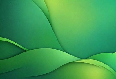 The primary subject of the image is a green leafy plant. The setting is a green background, which creates a natural and vibrant atmosphere. The visual style is a digital art or illustration, as the plant is depicted in a detailed and artistic manner. The colors and mood are predominantly green, which adds to the overall serene and calming ambiance of the scene.
