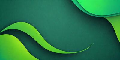 The primary subject of the image is a green background with a pattern of green and white swirls. The setting is a wall, and the visual style is a digital art or illustration. The dominant colors are green and white, creating a calm and soothing atmosphere.