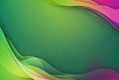 The primary subject of the image is a green background with a colorful, swirling pattern. The setting is a colorful, abstract design that creates a vibrant and lively atmosphere. The visual style is a combination of digital art and illustration, with the use of vivid colors and swirling patterns. The overall mood of the image is energetic and dynamic, with a focus on the captivating and eye-catching design.