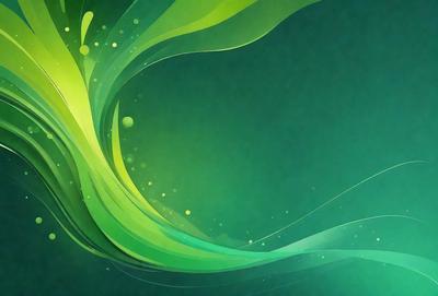 The primary subject of the image is a green background with a swirling pattern. The setting is a colorful, abstract design that creates a vibrant and lively atmosphere. The visual style is a combination of digital art and illustration, with a focus on the swirling pattern and the vivid green color. The colors and mood of the image are energetic and dynamic, with a strong emphasis on the green hue.
