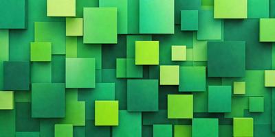 The primary subject of the image is a green and white patterned wall. The setting is a room with a green and white wallpaper. The visual style is a digital art or illustration, creating a unique and vibrant atmosphere. The dominant colors are green and white, which create a sense of freshness and cleanliness.