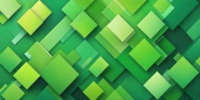The primary subject of the image is a green and white geometric pattern. The setting is a green background, which creates a vibrant and lively atmosphere. The visual style is a combination of digital art and illustration, giving the image a modern and artistic appearance. The dominant colors are green and white, which create a sense of freshness and cleanliness.