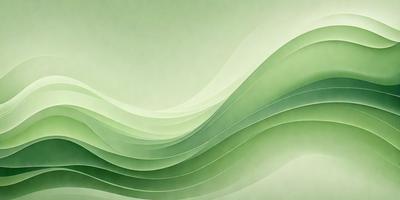 The primary subject of the image is a large, curved, and colorful wave. The wave is depicted in a digital art style, with a green and white color scheme. The setting is a large, open space, possibly a wall or a background, where the wave is the main focus. The visual style of the image is a combination of digital art and illustration, creating a dynamic and vibrant scene.