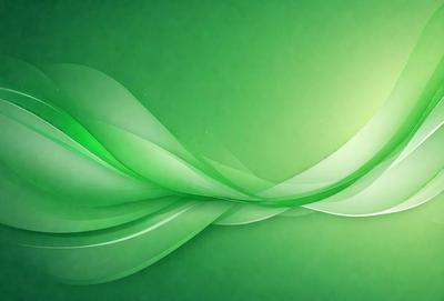The primary subject of the image is a green background with a wave-like pattern. The setting is a green background, which creates a vibrant and lively atmosphere. The visual style is a digital art or illustration, as it is a computer-generated image. The colors and mood are predominantly green, giving the image a fresh and natural feel.