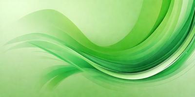 The primary subject of the image is a green, swirling, and flowing pattern. The setting is a green background, which complements the vibrant green color of the pattern. The visual style is a digital art or illustration, as the pattern appears to be a digital creation. The colors and mood of the image are predominantly green, creating a calm and soothing atmosphere.