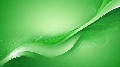 The primary subject of the image is a green background with a swirling pattern. The setting is a green background, and the visual style is digital art. The dominant colors are green and white, creating a calm and soothing atmosphere.