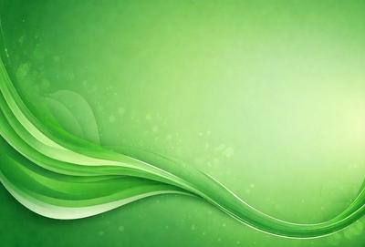 The primary subject of the image is a green background with a swirling pattern. The setting is a green wall, and the visual style is a digital art or illustration. The dominant colors are green and white, creating a calm and soothing atmosphere.