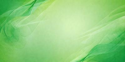 The primary subject of the image is a green background with a leaf pattern. The setting is a large, empty space with a leaf-patterned wall. The visual style is a digital art or illustration, creating a vibrant and lively atmosphere. The dominant colors are green and various shades of green, giving the image a fresh and natural feel.