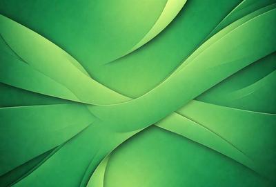 The primary subject of the image is a green, curved, and swirling design. The setting is a green background, which complements the design. The visual style is a combination of digital art and illustration, creating a unique and eye-catching pattern. The colors and mood of the image are predominantly green, giving it a fresh and lively atmosphere.
