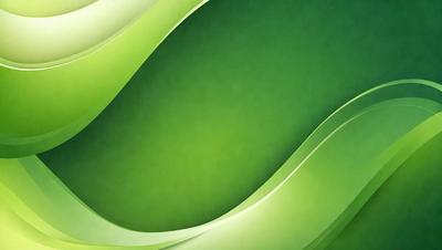 The primary subject of the image is a green leafy plant. The setting is a green background, which creates a natural and vibrant atmosphere. The visual style is a digital art or illustration, as the plant is depicted in a detailed and artistic manner. The colors and mood are predominantly green, which is associated with nature, growth, and tranquility.