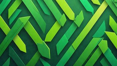 The primary subject of the image is a green and white patterned wallpaper. The setting is a room with a green and white wallpapered wall. The visual style is a patterned wallpaper, which gives the room a unique and colorful atmosphere. The dominant colors are green and white, creating a lively and vibrant environment.