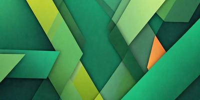 The primary subject of the image is a green and white geometric pattern. The setting is a green background, which creates a vibrant and lively atmosphere. The visual style is a combination of digital art and illustration, giving the image a modern and artistic appearance. The dominant colors are green and white, which create a sense of harmony and balance in the composition.