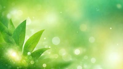 The primary subject of the image is a green leaf, which is the main object in the scene. The leaf is situated in a green background, which suggests a natural environment. The visual style of the image is a photo, capturing the leaf in its natural setting. The dominant colors in the image are green, which creates a calm and serene atmosphere.