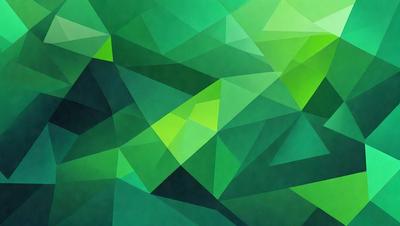 The primary subject of the image is a green geometric pattern, which is the main focus of the image. The setting is a green background, which complements the green geometric pattern. The visual style of the image is digital art, as it is a digital representation of a geometric pattern. The dominant colors in the image are green, which creates a calm and soothing atmosphere.