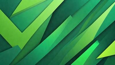 The primary subject of the image is a green, leafy plant. The setting is a green background, which creates a lush and vibrant atmosphere. The visual style is a digital art or illustration, as the plant is depicted in a detailed and intricate manner. The colors and mood are predominantly green, which adds to the natural and serene ambiance of the scene.