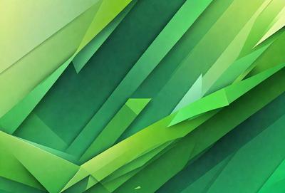 The primary subject of the image is a green, geometric pattern. The setting is a green background, which creates a vibrant and lively atmosphere. The visual style is a combination of digital art and illustration, giving the image a unique and artistic appearance. The dominant colors are green, which creates a sense of freshness and growth, and the pattern adds a sense of depth and complexity to the overall composition.