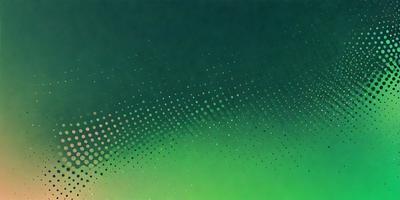 The primary subject of the image is a green background with a pattern of white dots. The setting appears to be a dark room, and the visual style is a digital art or illustration. The dominant colors are green and white, creating a calm and soothing atmosphere.