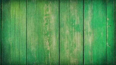 The primary subject of the image is a green wooden wall. The setting is a room with a green wall, and the visual style is a photo. The dominant colors are green, and the overall atmosphere is calm and natural.