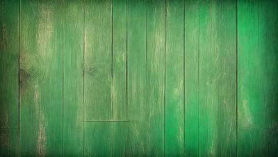 The primary subject of the image is a green wooden wall. The setting is a room with a green wooden wall, and the visual style is a photo. The dominant colors are green, and the overall atmosphere is natural and earthy.
