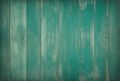 The primary subject of the image is a wooden wall with a green color. The setting is a room with a green wall, and the visual style is a photo. The dominant colors are green and white, creating a calm and serene atmosphere.