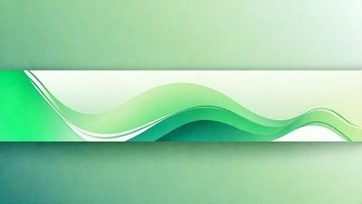 The primary subject of the image is a green wave, which is the main focus of the scene. The setting is a green background, which complements the wave's color. The visual style is a digital art, as the wave is depicted in a digital manner. The colors and mood of the image are predominantly green, creating a calm and soothing atmosphere.