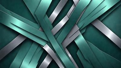 The primary subject of the image is a close-up of a silver metal wire, which appears to be a piece of art or a decorative element. The setting is a dark background, which contrasts with the silver wire. The visual style is a close-up of the metal wire, showcasing its texture and details. The colors and mood of the image are predominantly dark, with the silver wire being the main focal point.