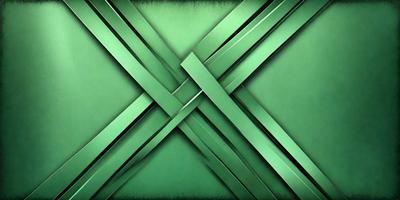 The primary subject of the image is a green and white pattern, which appears to be a woven design. The setting is a green background, and the visual style is a combination of a photo and digital art. The colors and mood of the image are predominantly green and white, creating a sense of harmony and balance.