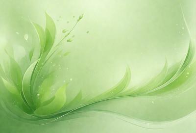 The primary subject of the image is a green leaf with water droplets on it. The leaf is prominently displayed in the foreground, and the background features a green, watery surface. The visual style of the image is a combination of photo and digital art, creating a realistic yet artistic representation of the leaf. The colors and mood of the image are predominantly green, with a sense of freshness and tranquility.