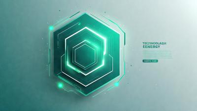 The primary subject of the image is a green and white geometric pattern. The setting is a white wall, and the visual style is digital art. The dominant colors are green and white, creating a clean and modern atmosphere.